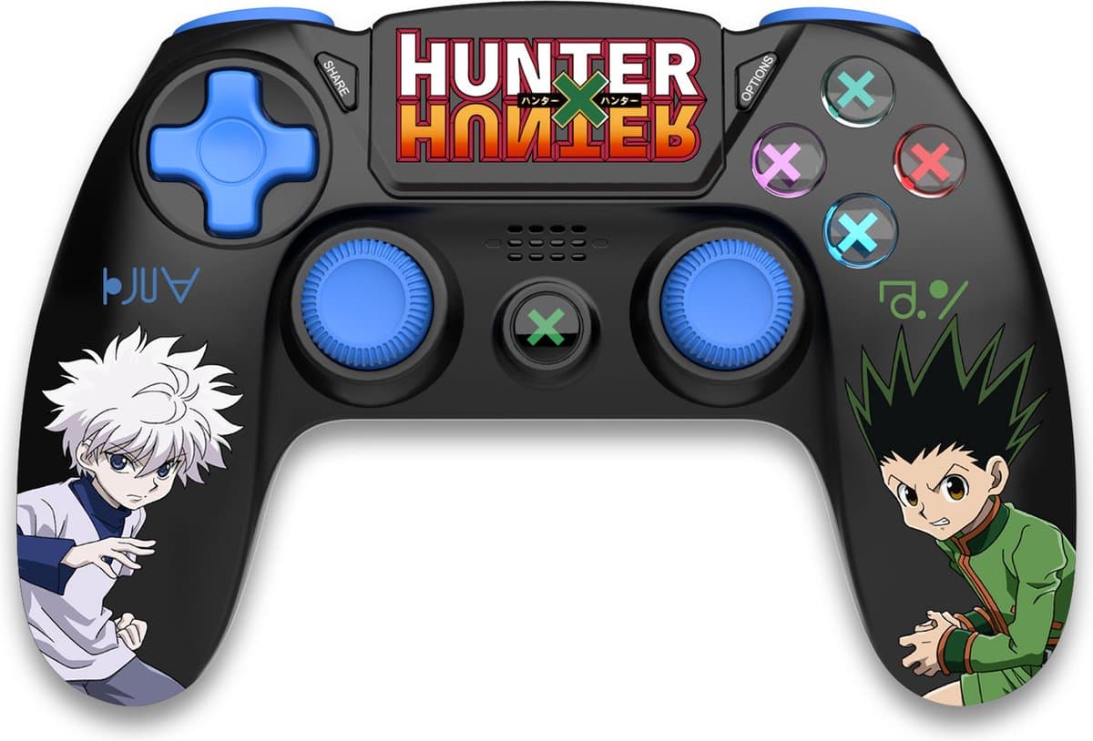 Freaks and Geeks Hunter x Hunter Draadloze controller geschikt voor PS4 - LED - Zwart