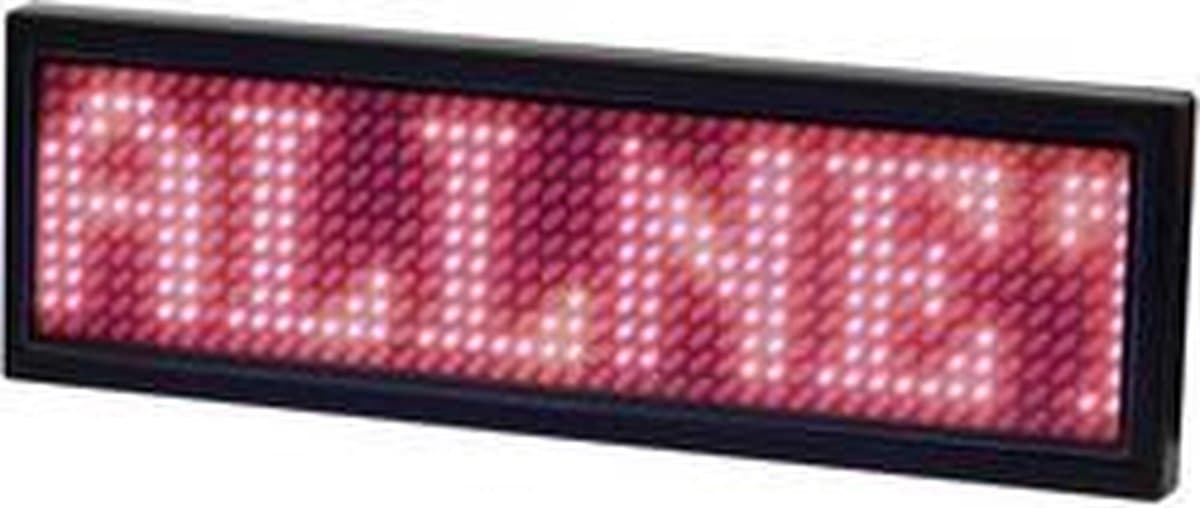 LED-naamplaatje Allnet 167016 Rood N/A
