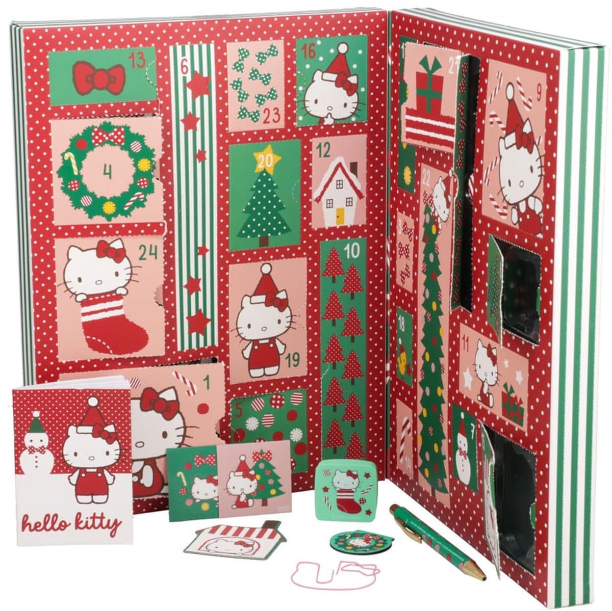 Paladone Products Hello Kitty Advent Calendar Stationery 24 Day Calendars