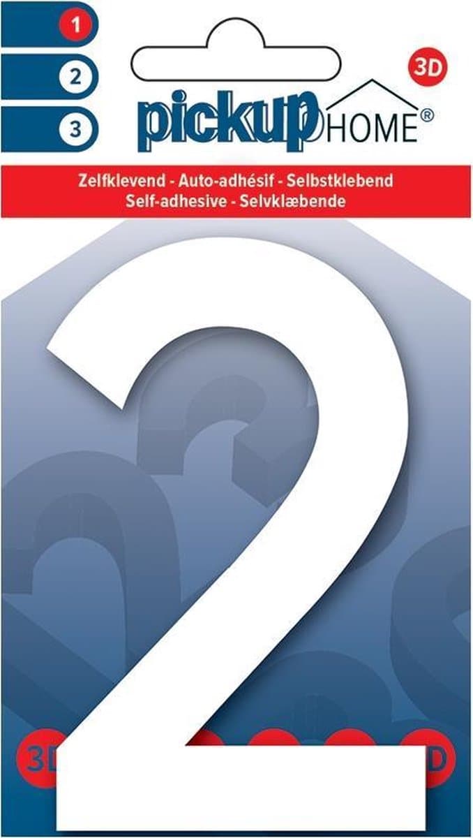 Pickup 3D Home zelfklevend Rio 100 wit 2 - 2114210012