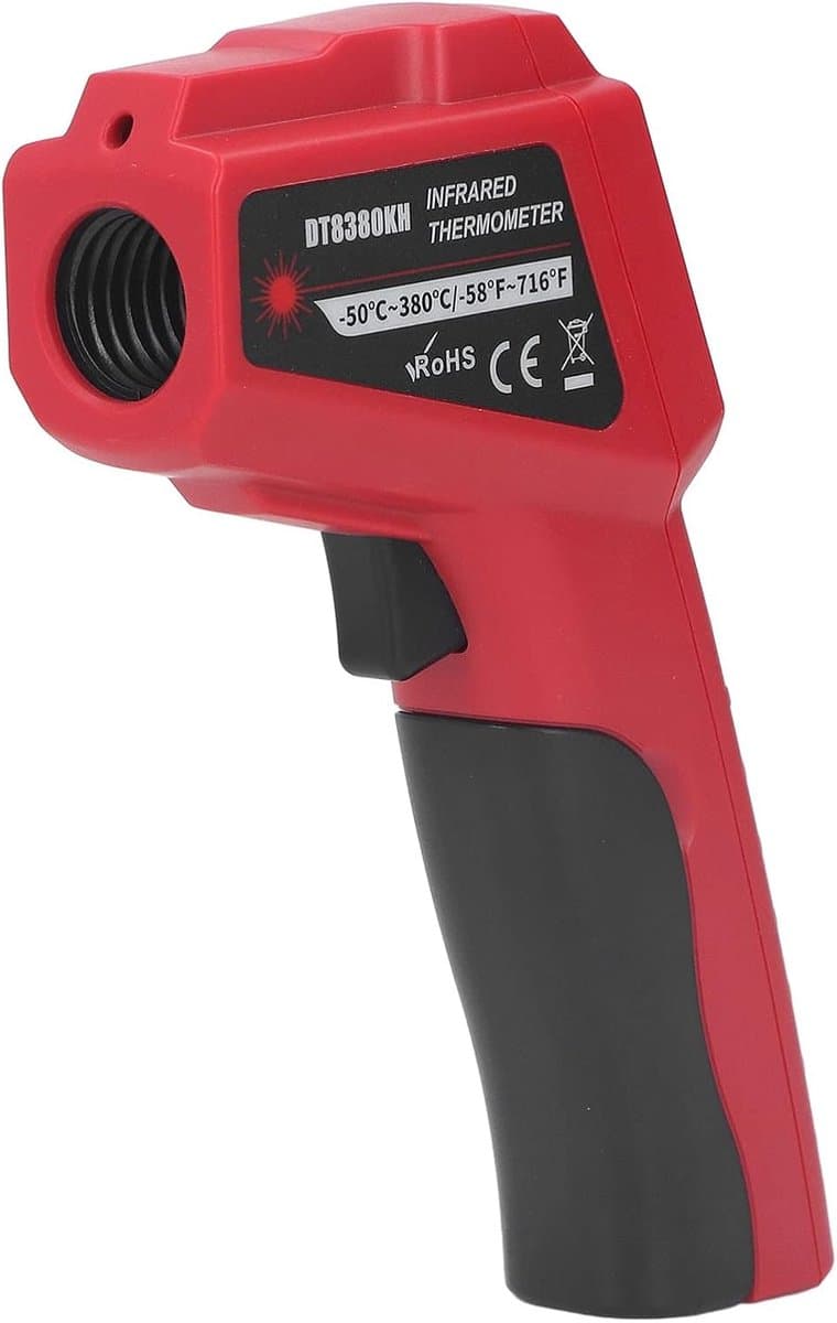 Handthermometer voor motor en koelkast - infrarood met LCD-display - temperatuurmeter met uitschakeling - ShopVlot