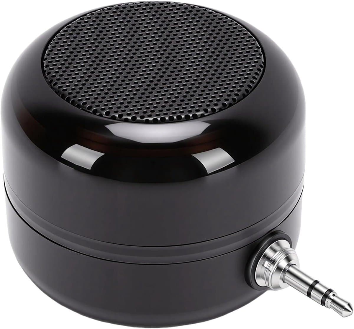Draagbare Luidspreker - Mobiele Speaker - Muziek Luisteren - Dubbele Verbinding - 10.5 x 7 x 4.5 cm - Zwart