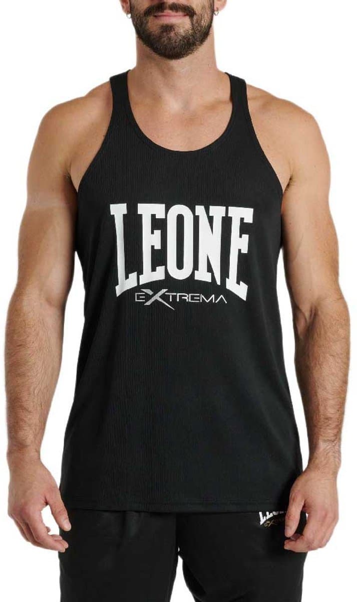 Leone1947 Logo Mouwloos T-shirt Zwart 2XL Man