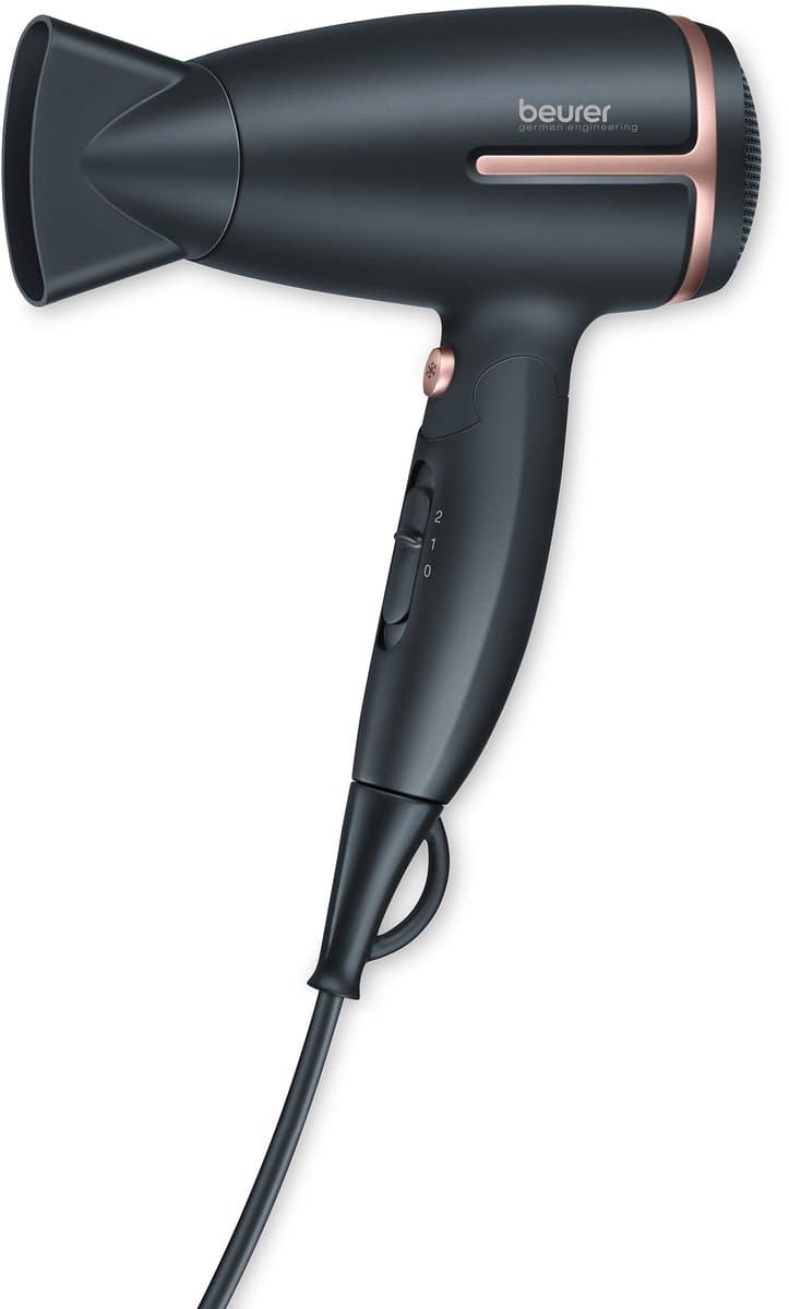 Beurer - HC 25 reis föhn 1600 W zwart - 3 jaar garantie /haarverzorging