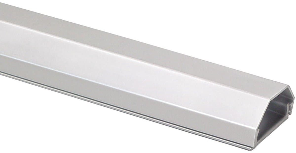 My Wall Aluminium kabelgoot - 110 x 5 cm / zilver