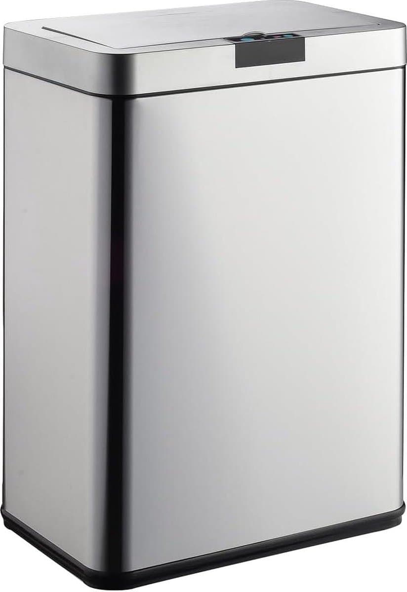 60L DAYTONA Inox Automatische Prullenbak - Ruime Vuilnisbak met Sensor vuilnisbak 60 liter