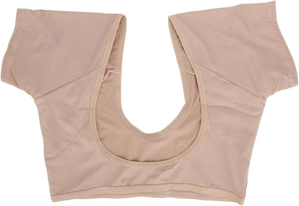 Herbruikbare zweetkussentjes voor onderarm - Dames zweetvest - Mesh okselzweetkussentjes - Absorberende okselzweetkussentjes - Voor dames (L)