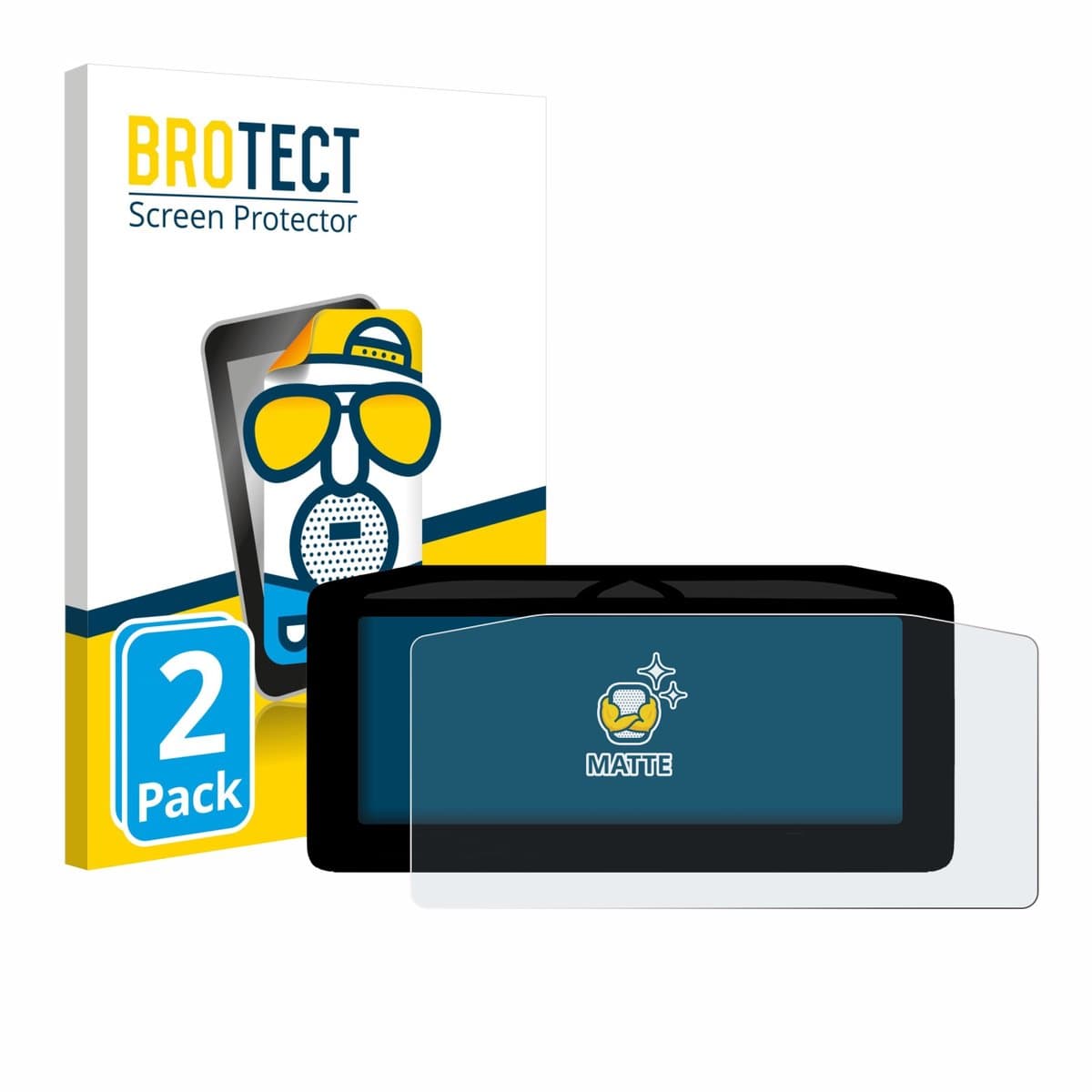 BROTECT - Screenprotector voor Ducati XDiavel V4 2025 Snelheidsmeter - Folie Beschermfolie matte 2 Stuks