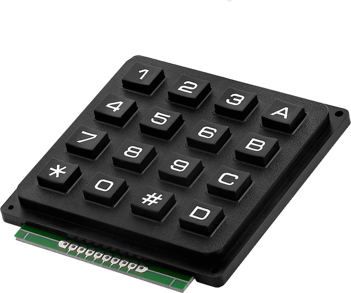 AZDelivery 4x4 Matrix Toetsenbord Tastatur compatibel met Arduino Inclusief E-Book! 1