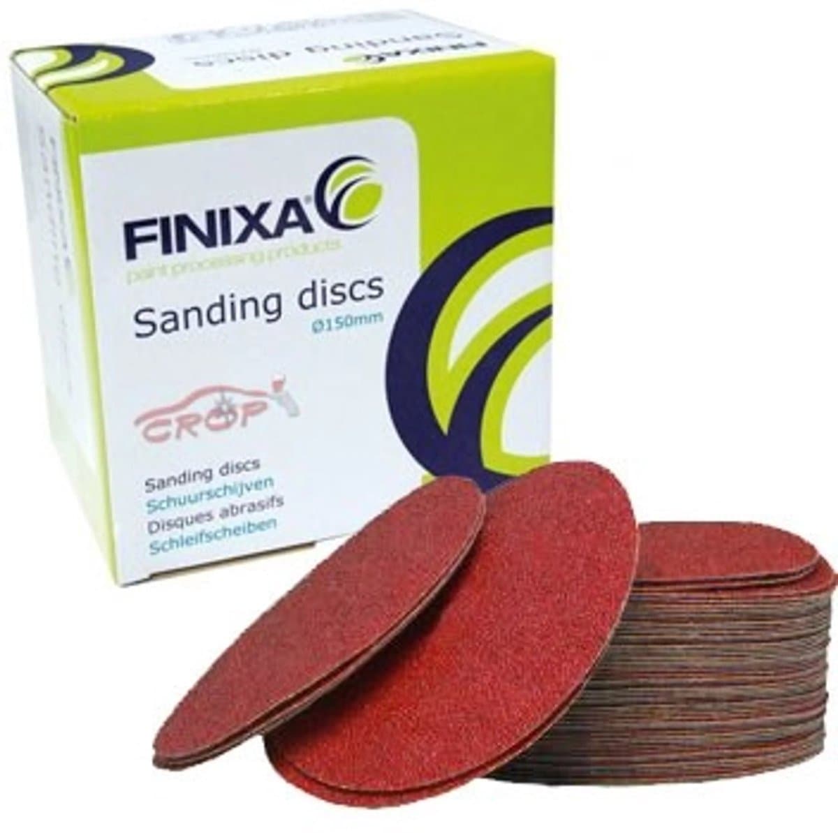 FINIXA SPDS Schuurschijven RED 150mm zonder gaten - P120