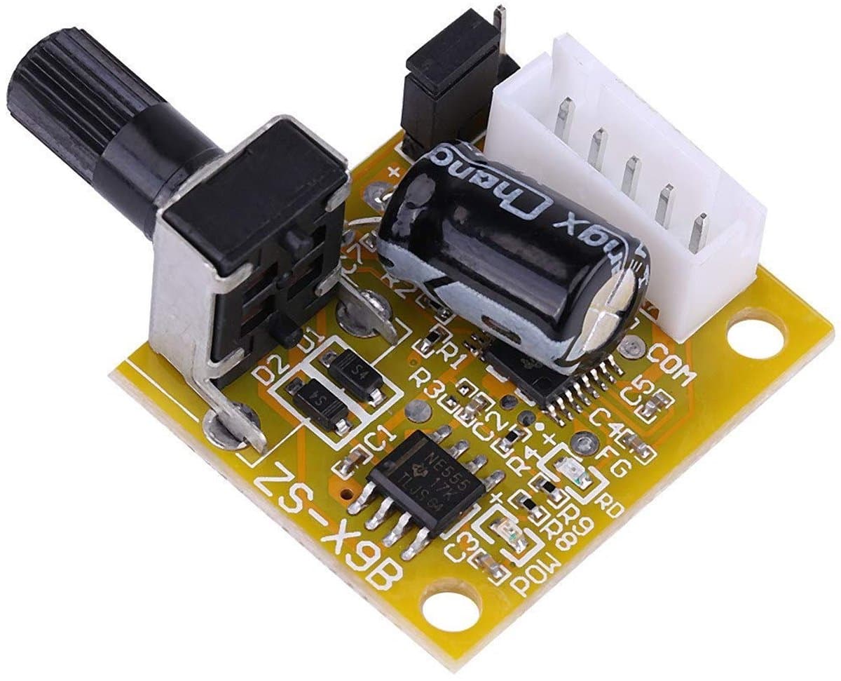 Allecto - DC borstelloze motorcontroller - Sensorloze snelheidsregelaar - Compact en multifunctioneel - 5V-15V 15W - DC-motorstuurprogramma - Ideaa...