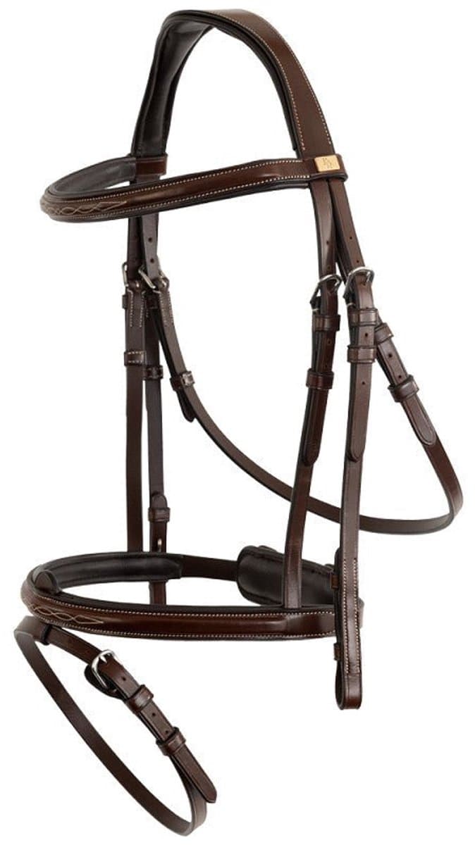 BR hoofdstel Sunderland Cob Oak/Zilver