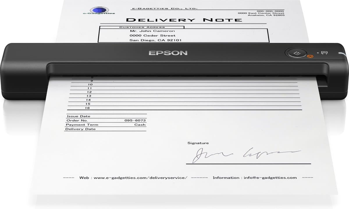 Epson WorkForce ES-50 handscanner 600 x 600 DPI A4 zwart