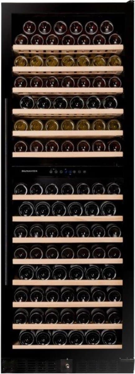 Dunavox Grande-181 Wijnkoelkast DX-181.490SDSK 2 Zones Zwart