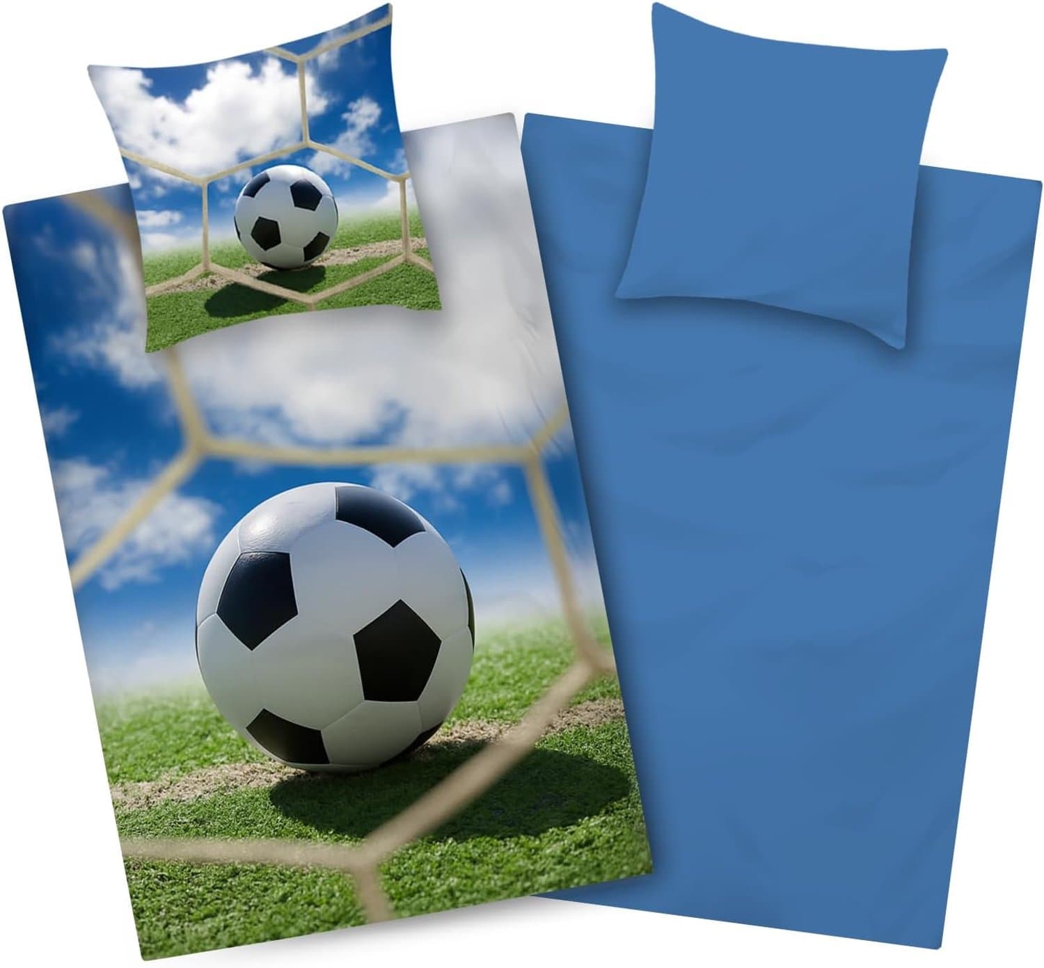 Voetbal Beddengoed Set Kinderen 135x200 cm - 100% Katoen