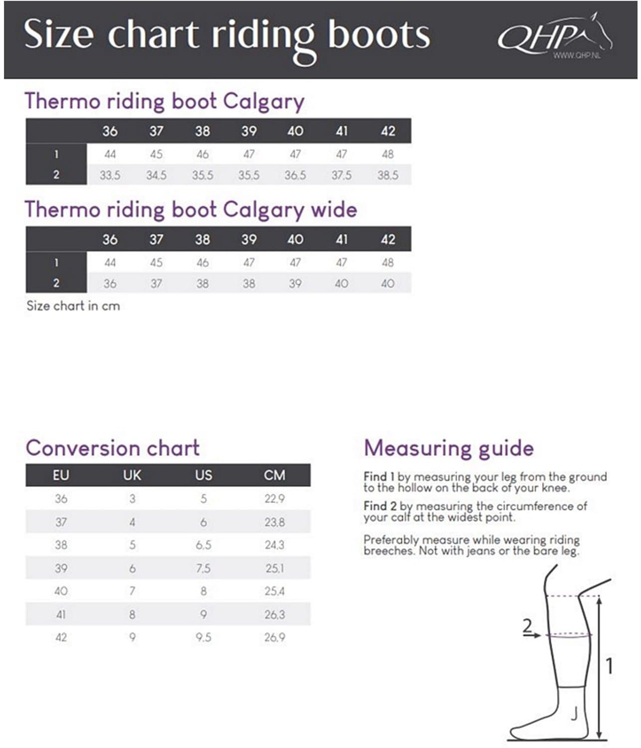 QHP THERMO WINTERRIJLAARS CALGARY ADULT WIJD Zwart