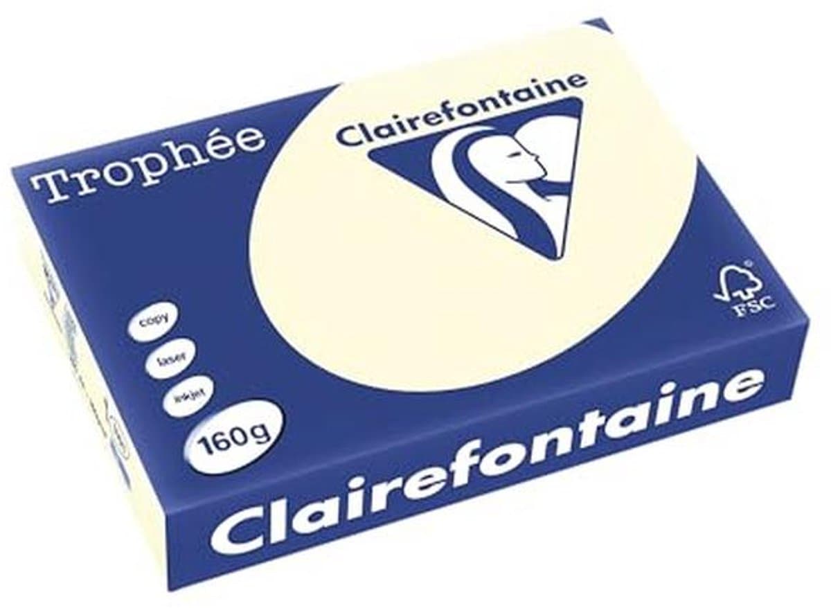 Kleurrijk A4 Printerpapier 160g - 250 Vel Ivoor