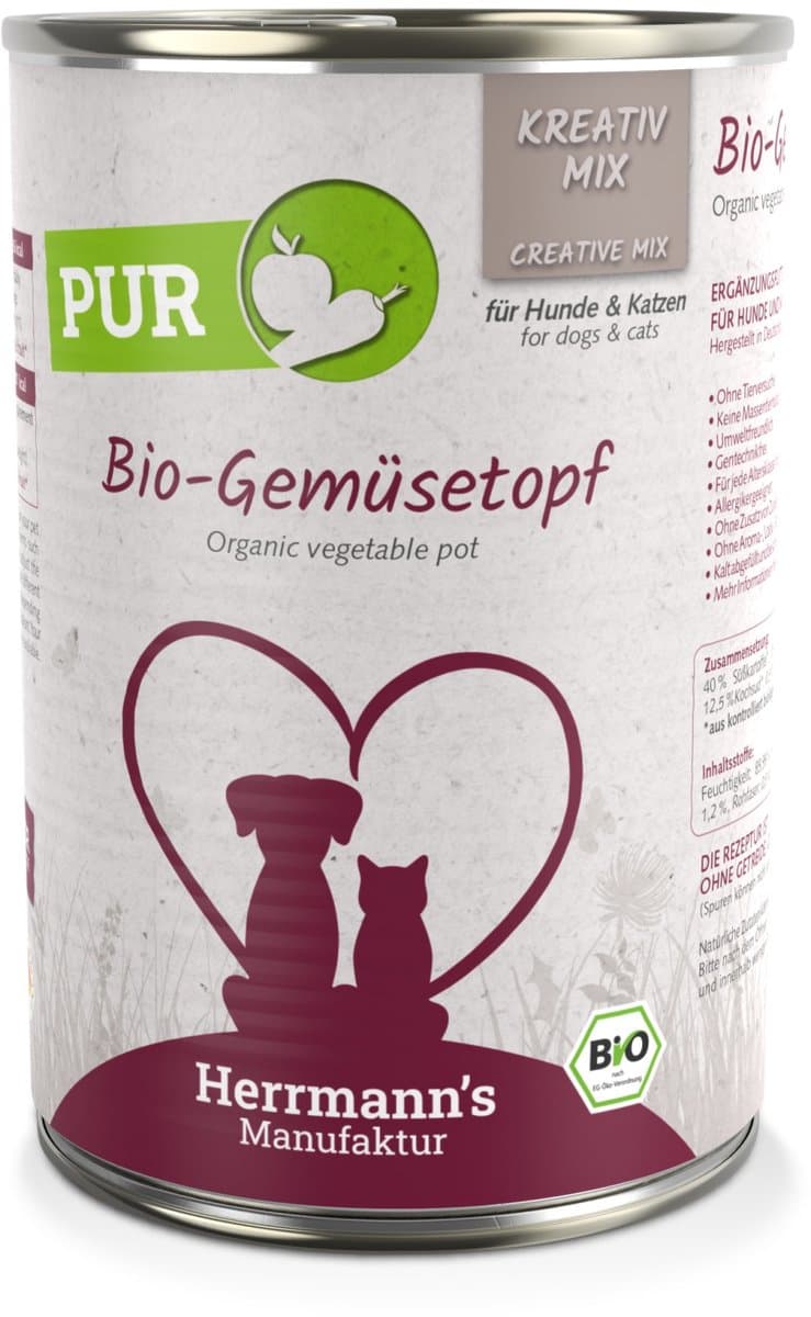 Herrmann's Bio Creative Groenten met bessen 400 gr. - per 6 stuks