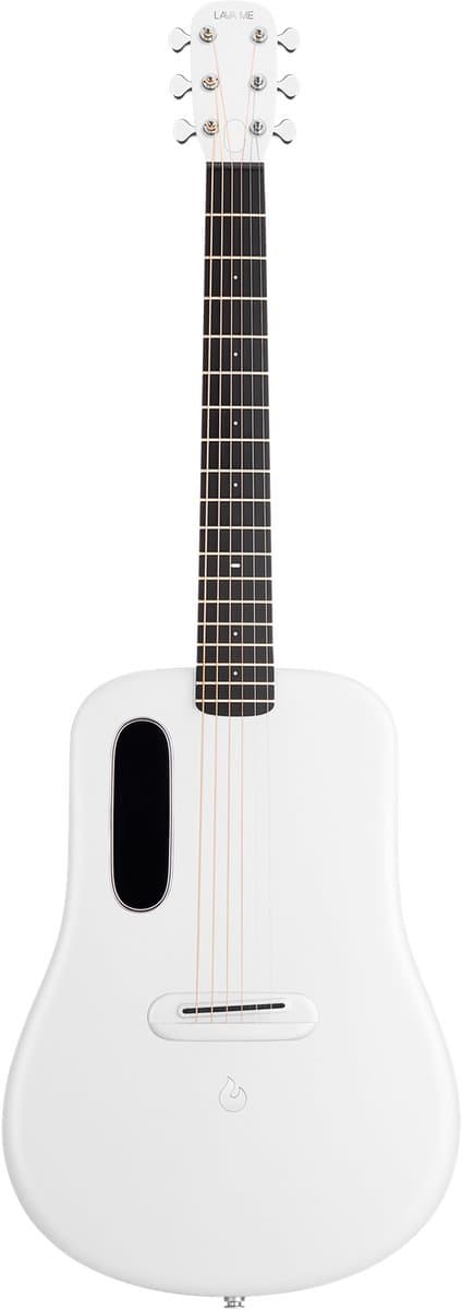 LAVA ME 4 Carbon 38 White – Smart Gitaar met SHARC-processor, FreeBoost™ & Airflow Tas