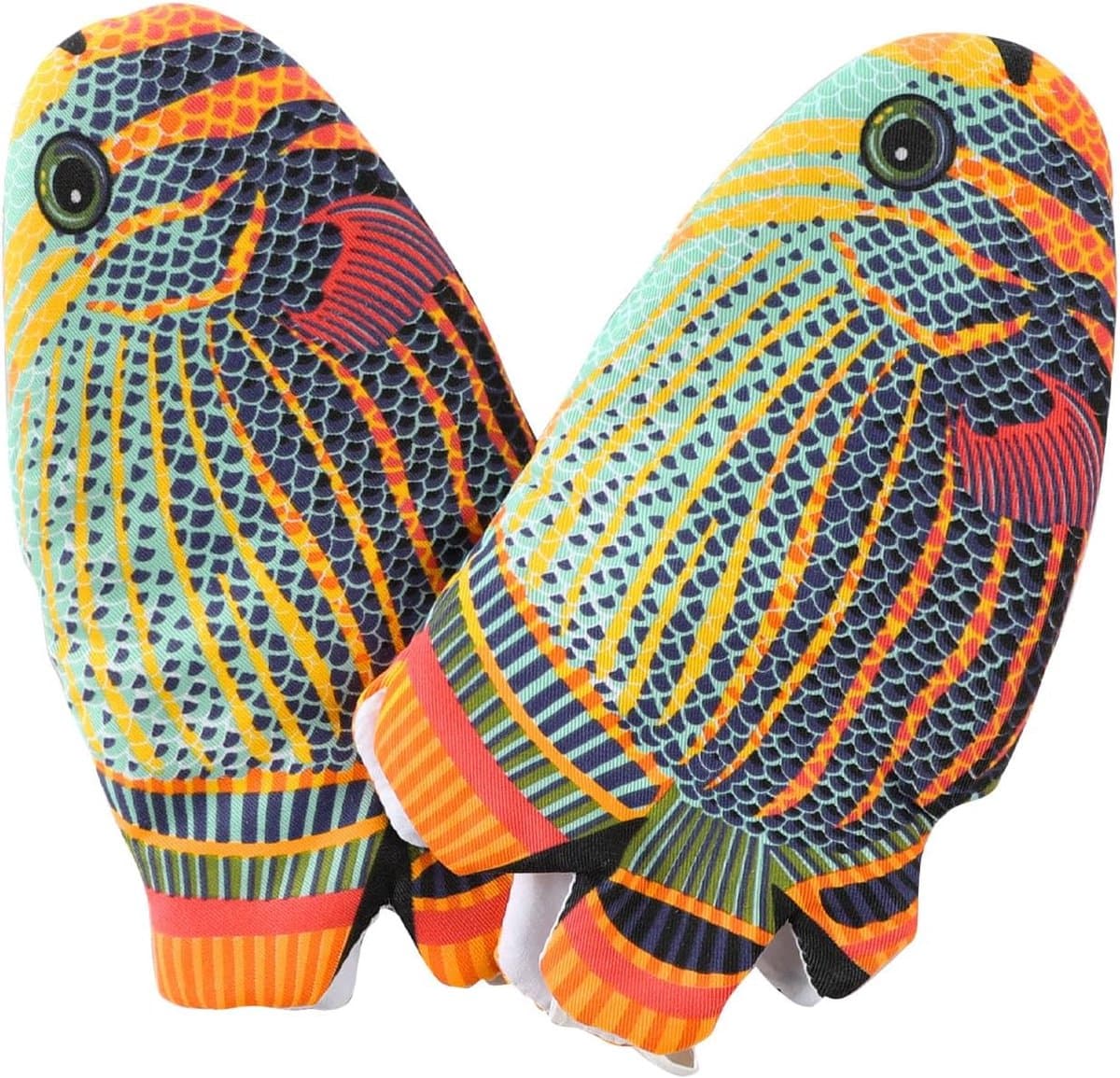 Ovenwanten - Keukenhandschoenen - Veilig Koken - Hittebestendig Katoen - 15 x 25 cm - Vis en Krab