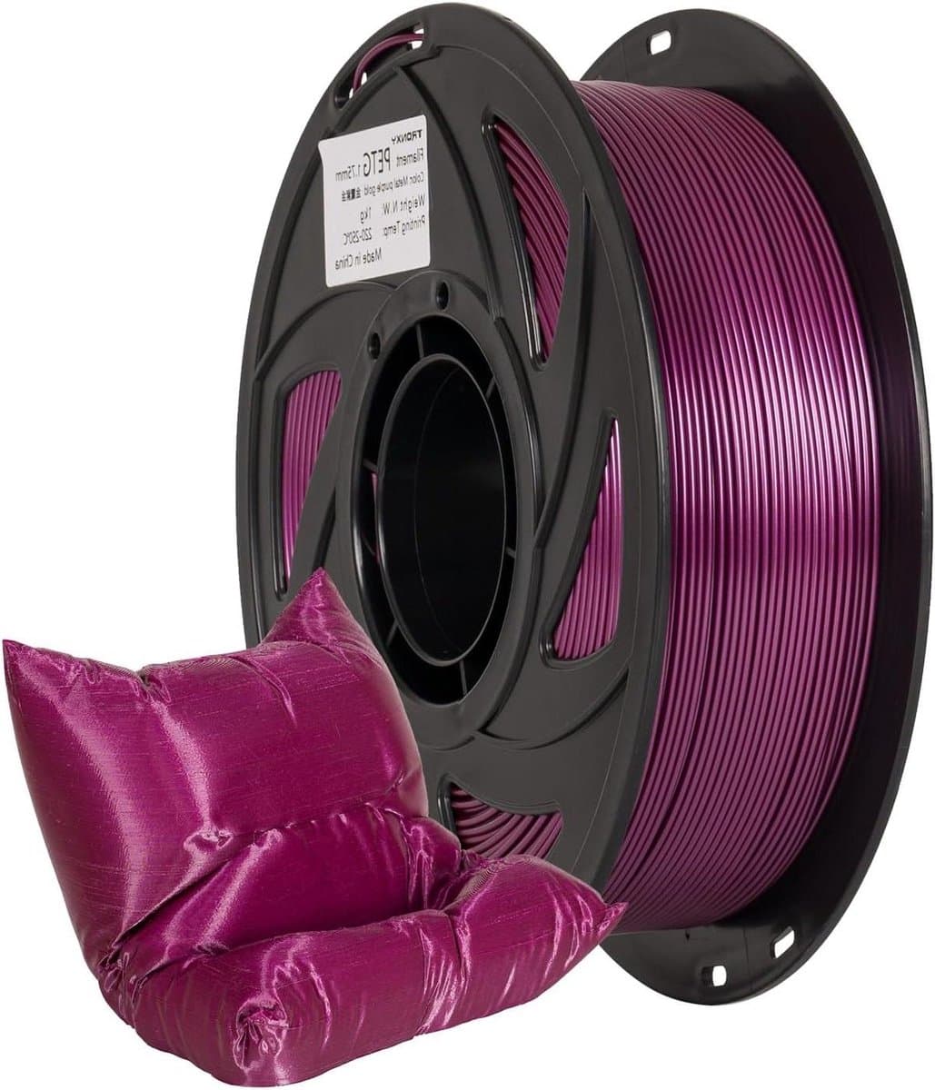PETG Filament - 3D Printer Draad - 3D Objecten Printen - Zelfs Grote Prints - 1.75 mm - Metaal Goud