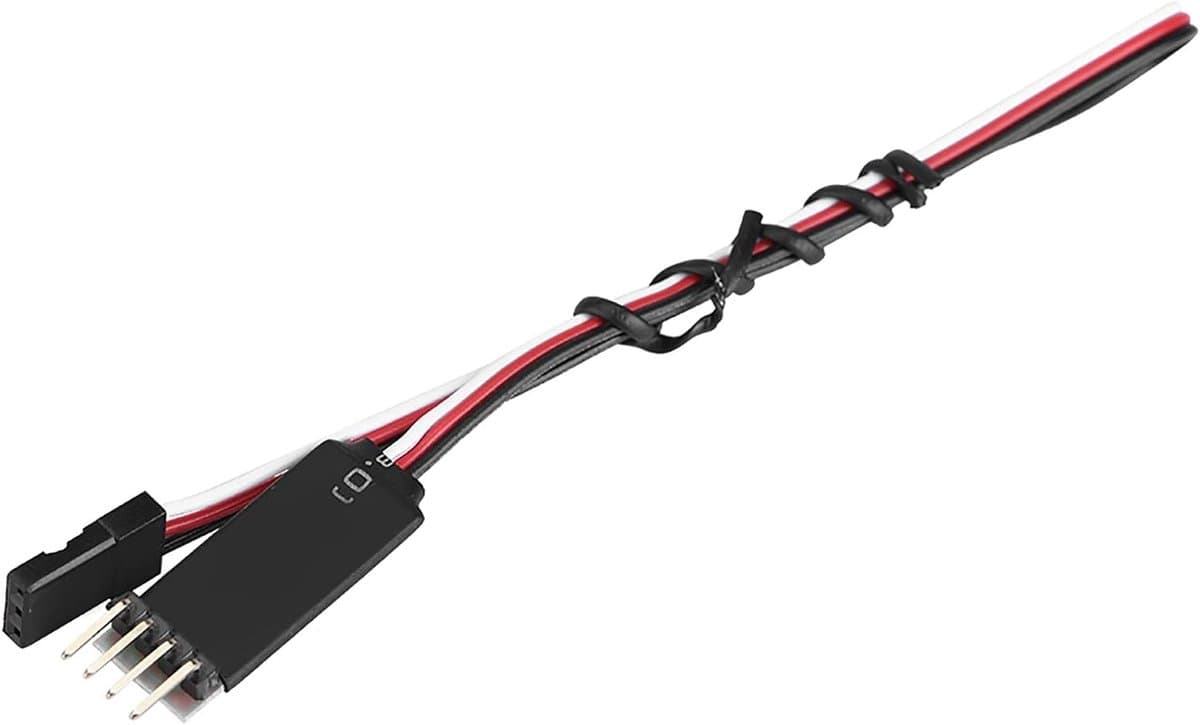RC LED Paneel - Verlichtingscontroller - Modelauto Verlichting - Geïntegreerde Regulator - 8 x 5 x 1 cm - Zwart