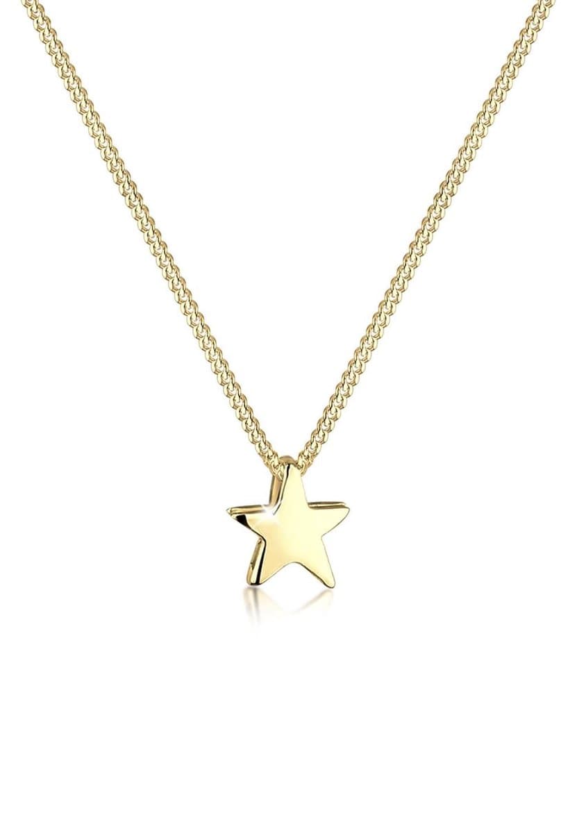 Elli - Halsketting - Dames Ster Hanger Filigraan Astro in 925 Sterling Zilver - Dames