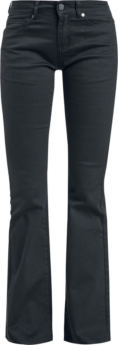 Black Premium by EMP Zwarte jeans met flare - Dames - W28L32