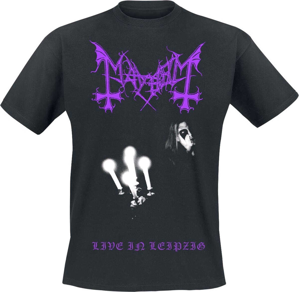 Mayhem Live in Leipzig Heren T-shirt - zwart - M
