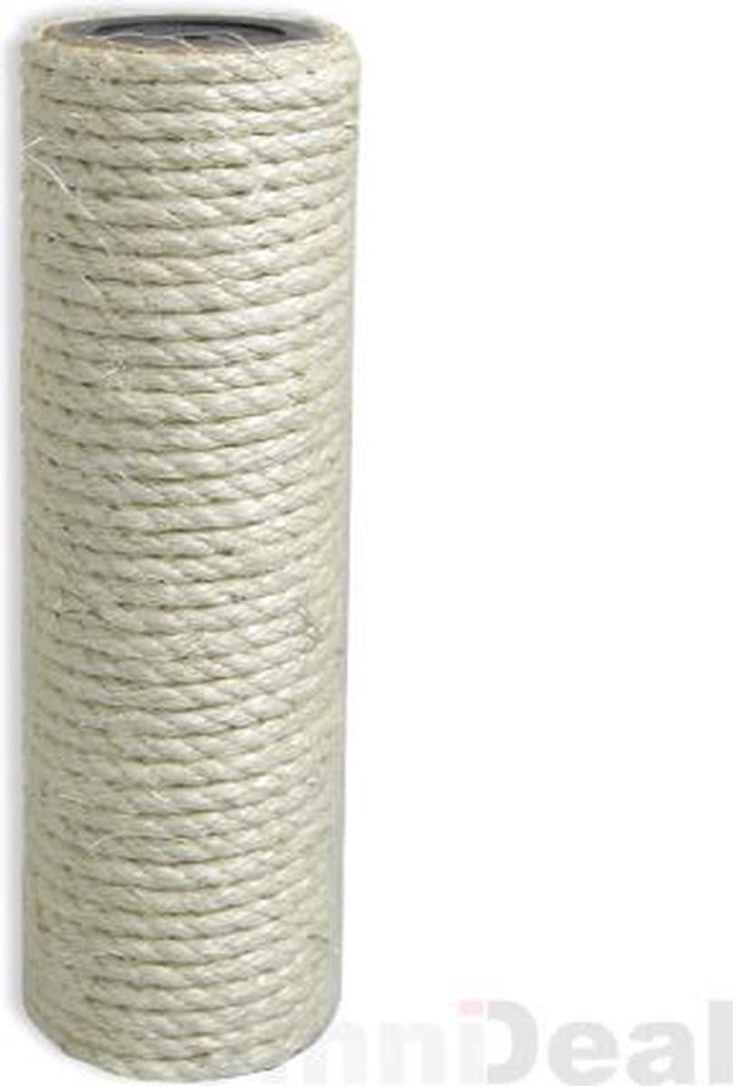 25 x 7,1 cm: M10 Sisal Stam voor Krabpaal - Sisalpaal voor Kattenboom - Krab Bomen Onderdelen