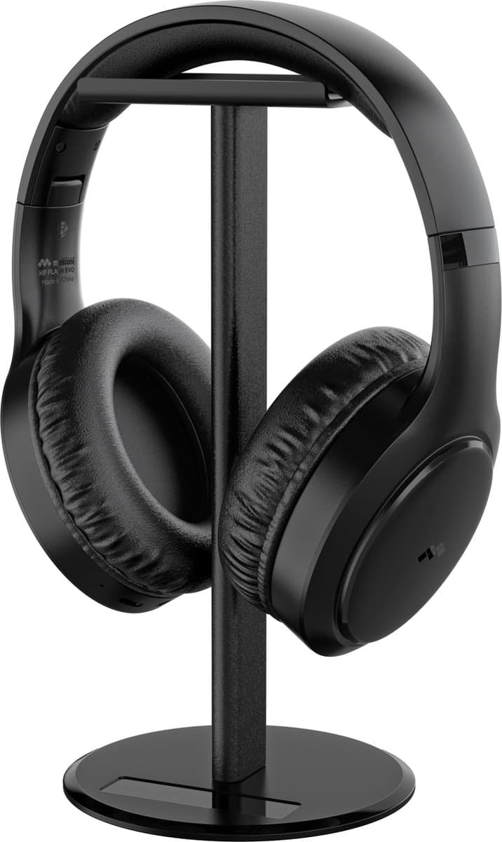 Meliconi Hp Flash Evo Headset Bedraad en draadloos Hoofdband Muziek Bluetooth Zwart