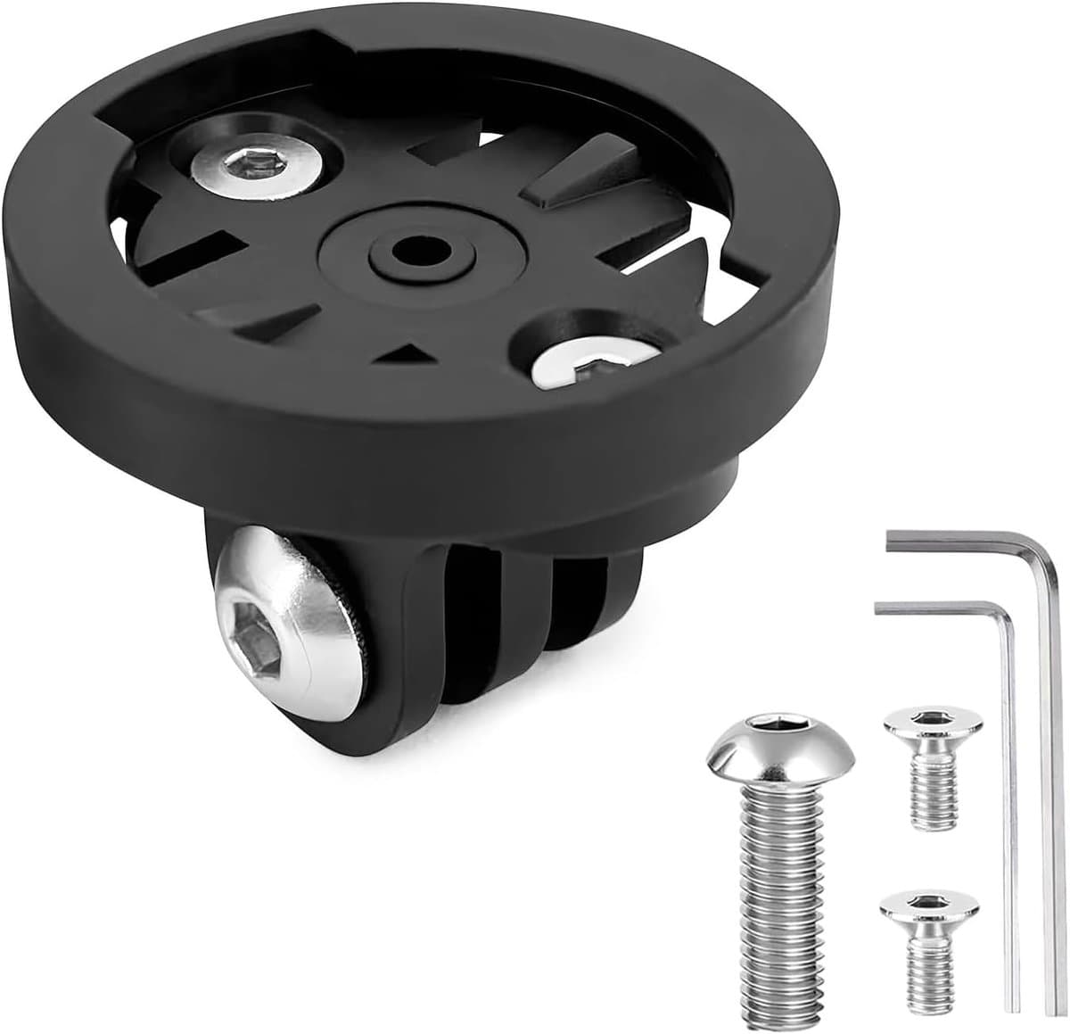 Fiets Mount Adapter - Stuurhouder Camera - Fietsen Navigatie - Universele Compatibiliteit - 34mm Afstand - Zwart