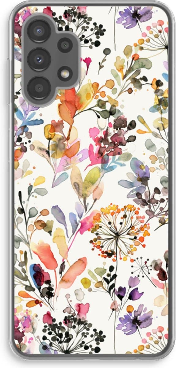 Case Company® - Hoesje geschikt voor Samsung Galaxy A13 4G hoesje - Wilde grassen - Soft Cover Telefoonhoesje - Bescherming aan alle Kanten en Schermrand