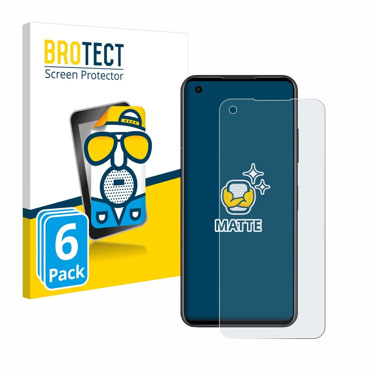BROTECT - Screenprotector voor ASUS ZenFone 10 - Folie Beschermfolie matte 6 Stuks