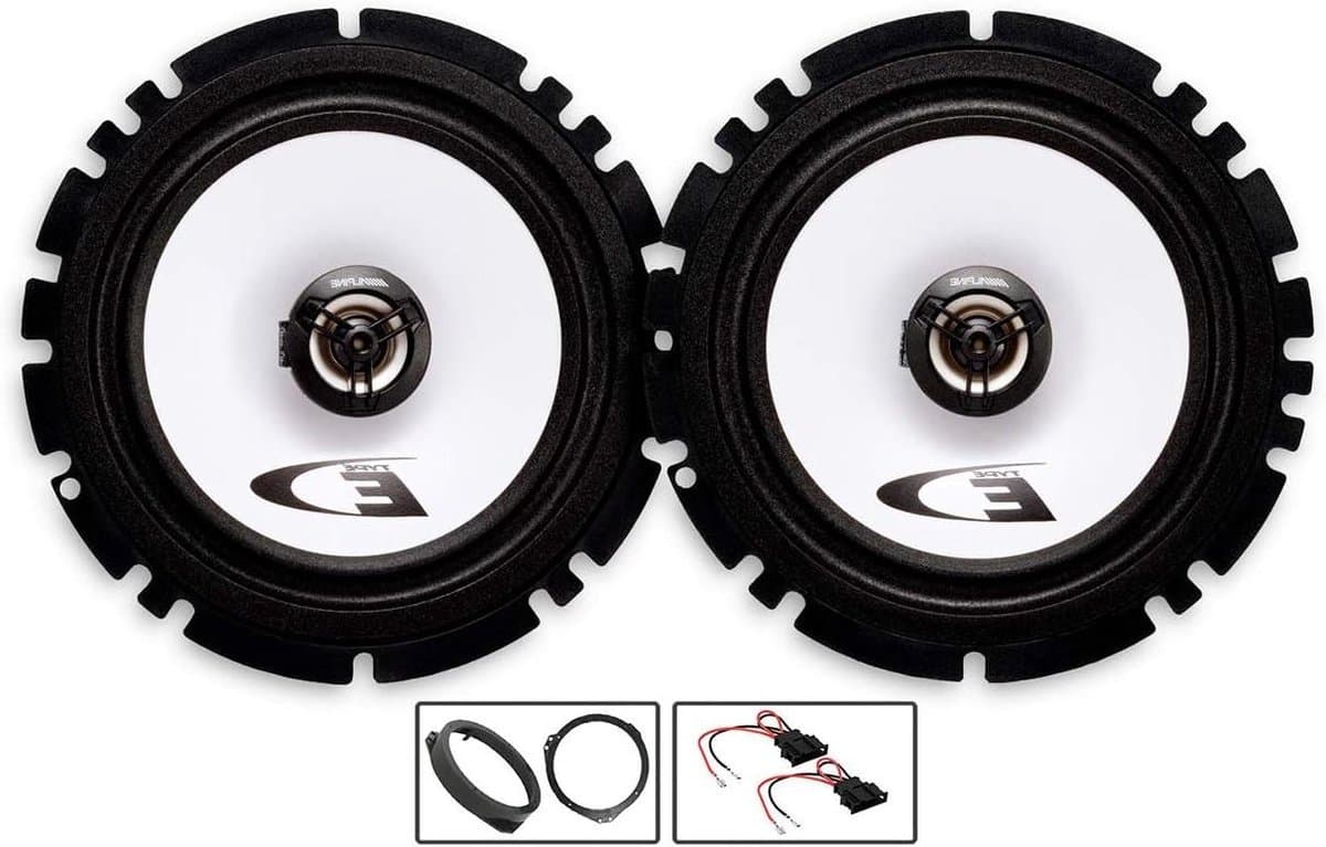 Autoluidsprekers Set - Auto speakers - Auto Audio Verbeteren - 2-weg Coaxiaal - 17cm 6.5 inch - Zwart