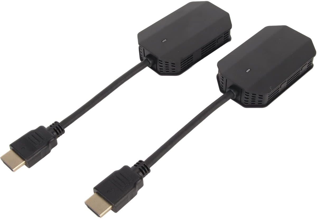 VT Goods - Draadloze HDMI-zender en -ontvanger - 4K streaming - Compact en gebruiksvriendelijk - Geschikt voor monitor en projector - Screen mirrori...