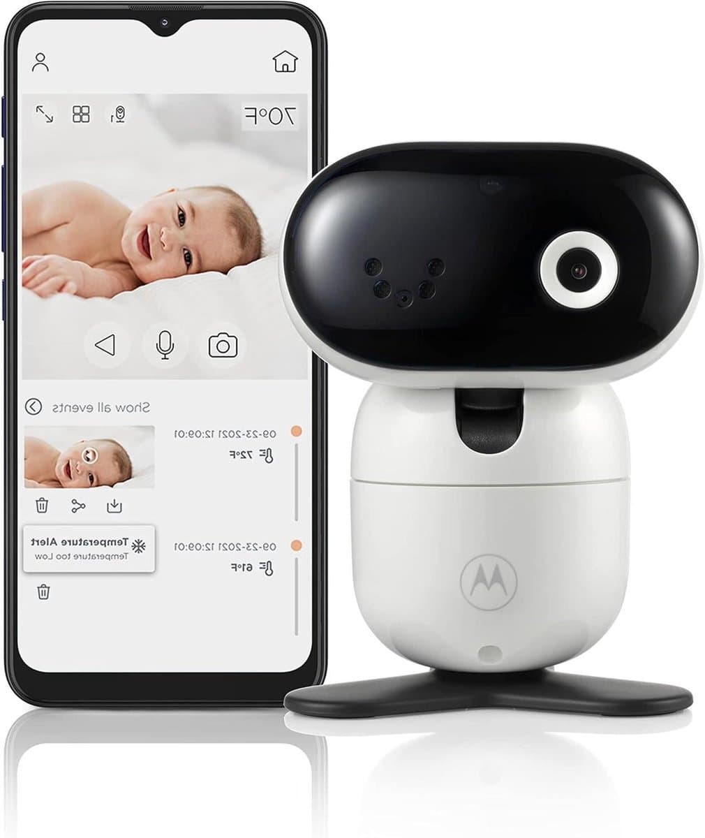 Babyfoon met Camera - Baby Monitor - Babykamer Bewaken - Bediening via App - Full HD 1080p - Wit