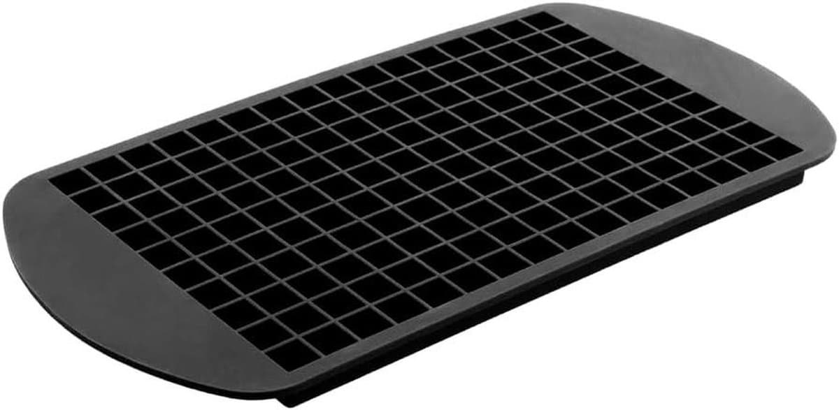 IJsblokjesvorm - IJsklontjesbakje Silicone - Cocktails Maken - BPA-Vrij Food Silicone - 160 Mini IJsklontjes - Frosted Grijs