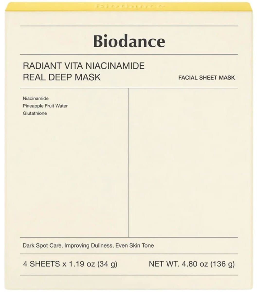 Biodance Radiant Vita Niacinamide Face Mask 34 g