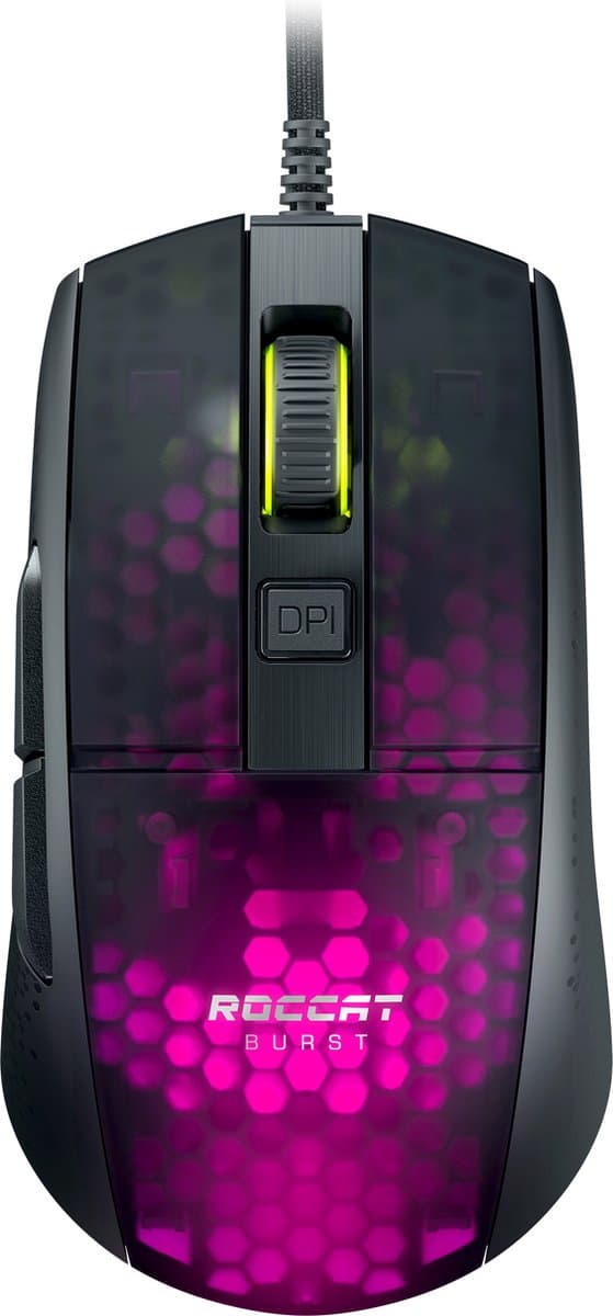 ROCCAT Burst Pro Gaming Muis - 16000 DPI - Zwart