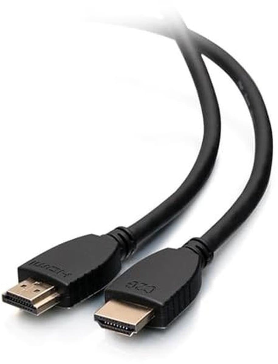 High Speed HDMI Kabel met Ethernet - 1m Zwart, 4K Ultra HD en 3D Ondersteuning