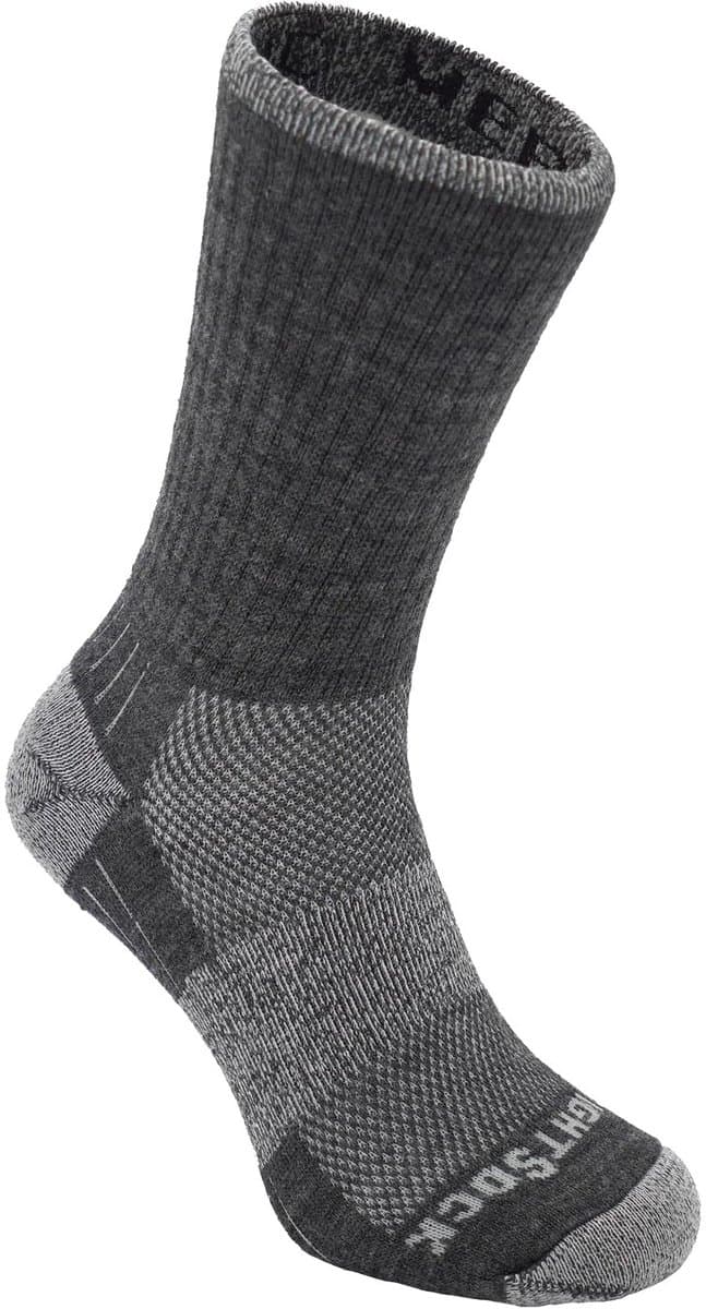 Wrightsock Escape Merino Crew - Grijs/Donkergrijs - 41-45