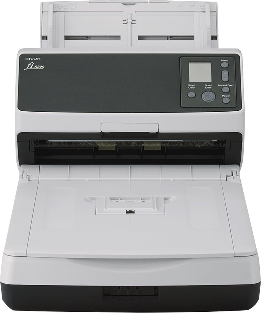 Fujitsu fi-8290 ADF-/handmatige invoer scanner 600 x 600 DPI A4 Zwart, Grijs