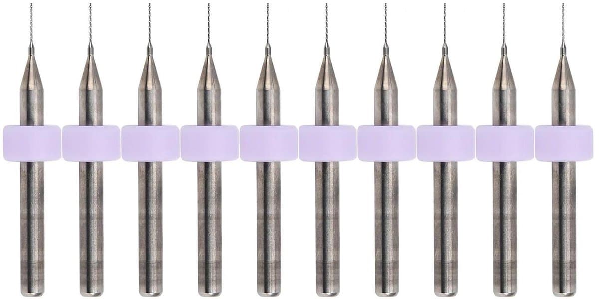 Reinigingsnaald 3D Printer - Mondstuk Boor - 3D Printen Onderhoud - Wolfraamcarbide - 0.3mm - Zilverkleurig