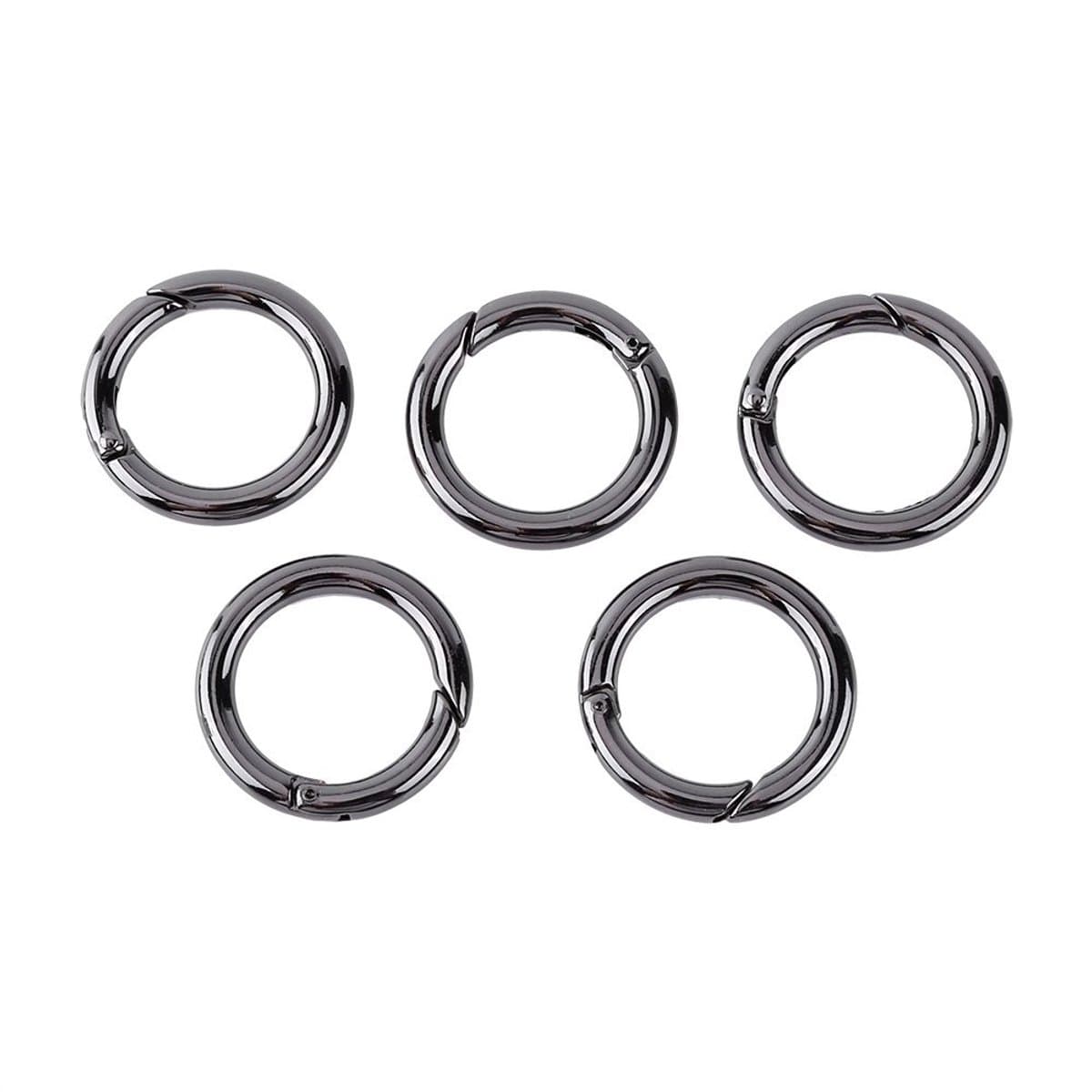 Dailygoods - Set van 5 Zinklegering Karabijnhaken voor Dagelijks Gebruik