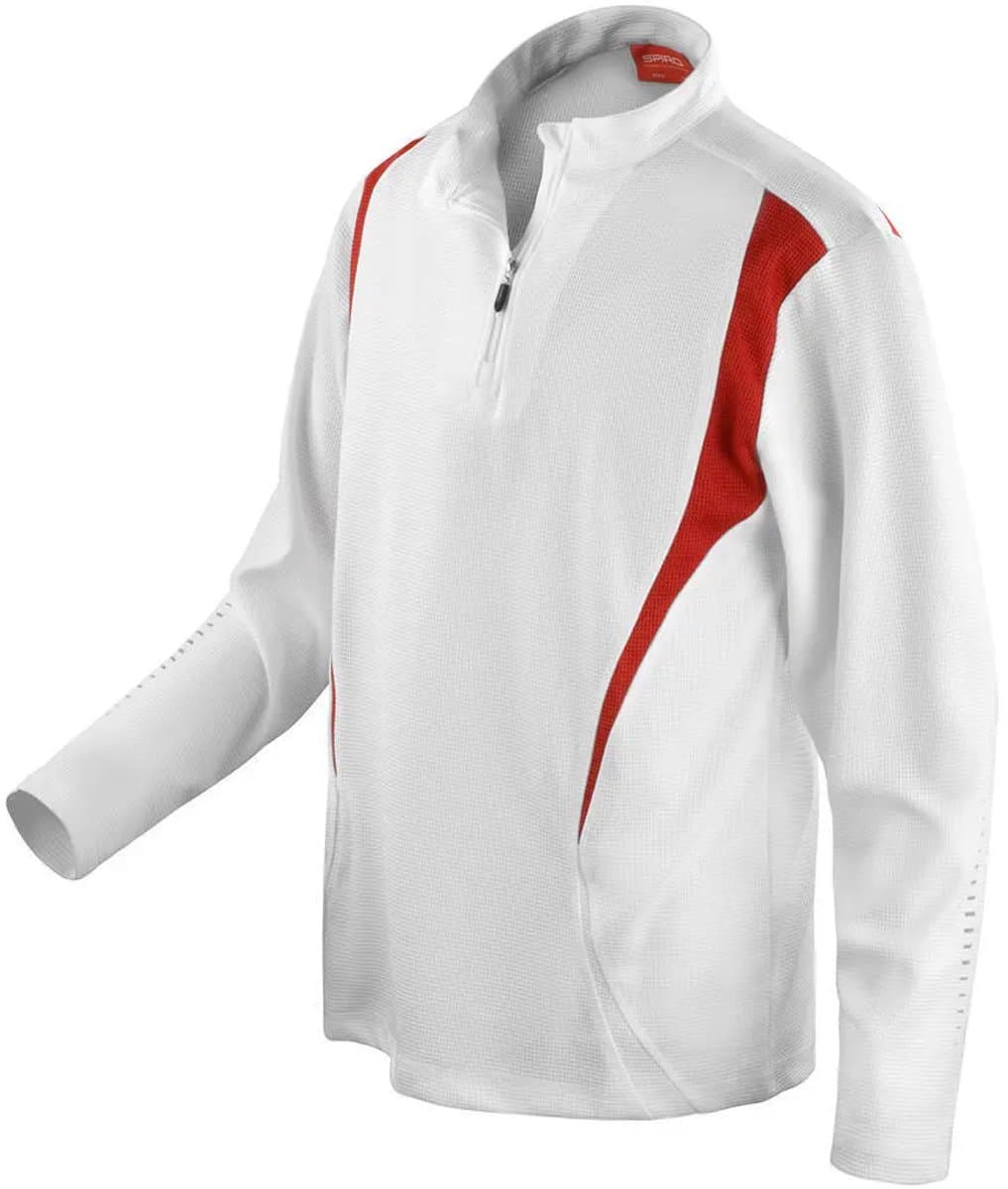Spiro Trial Training Top - White/Red/White - L