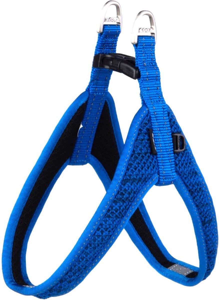 Rogz Utility Fast Fit Tuig Blauw - Hondenharnas - 41 cm
