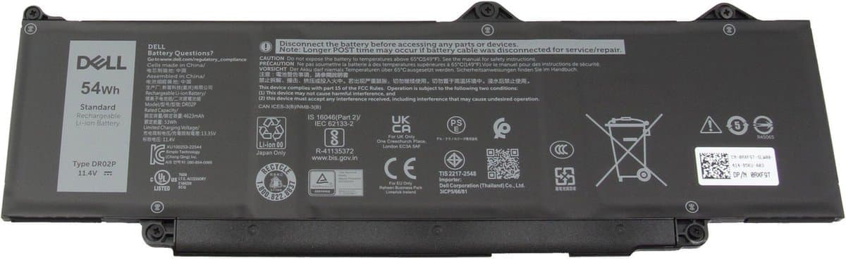 Dell 803W6 Batterij - 54Wh