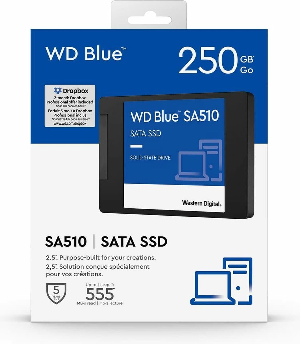 Hard Drive Western Digital WDS250G3B0A 250 GB SSD