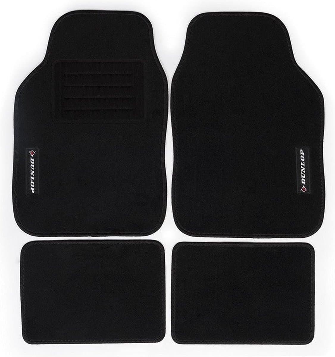 Dunlop Auto Mat Set - 4 stuks, Zwart